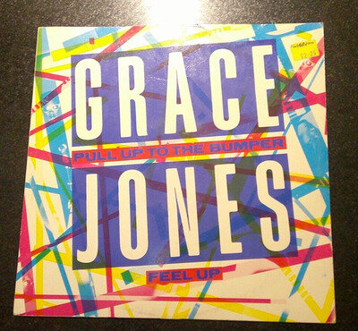 GRACE JONES "PULL UP TO THE BUMPER" ORIG 1981 12" SINGLE ISLAND UK