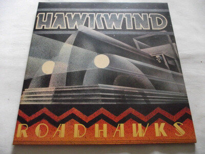 HAWKWIND ~ ROADHAWKS ** 1975 UK UNITED ARTISTS LP w/ POSTER. EX+/EX+