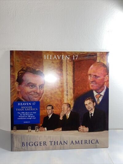 Heaven 17 Bigger Than America Translucent Orange Vinyl Lp