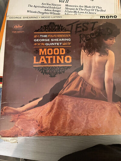 The George Shearing Quintet ‎– Mood Latino-Capitol‎–TESTPRESS- T 1567/VG+/EX