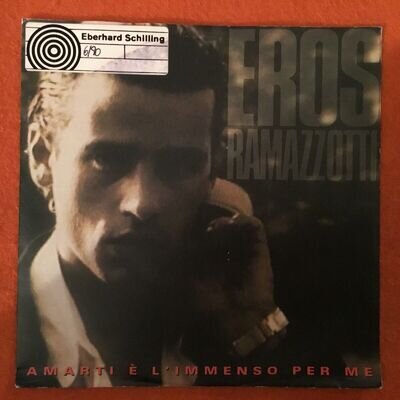 Eros Ramazzotti- Amarti e l’immenso Per Mer- DDD Records 7” 1990