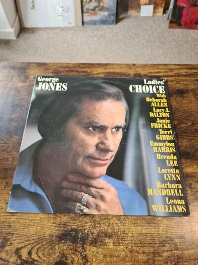 George Jones - Ladies Choice - EPIC - EPC26233 - UK - 1984 - EX - VG+ x2