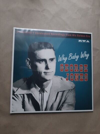 George Jones – Why Baby Why (10 track 10" VINYL - NEW SEALED)