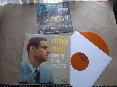 George Jones – Country Music Jamboree ( 10" VINYL ORANGE VINYL - NEW ) Bear Fam