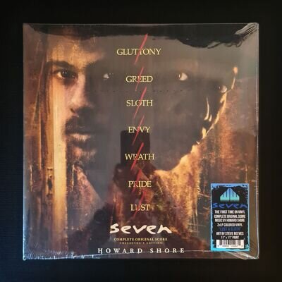 HOWARD SHORE - SEVEN Limited Edition LUST & SLOTH Coloured Vinyl LP Waxwork