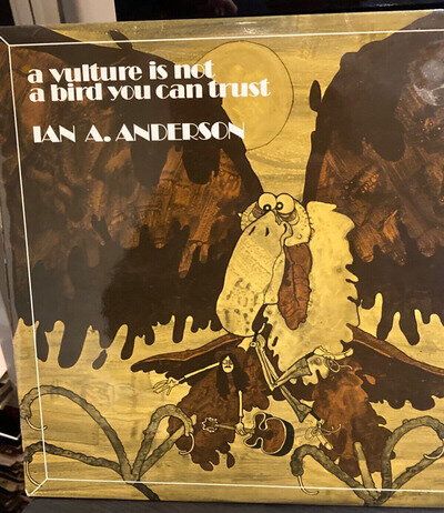 IAN A ANDERSON - A VULTURE IS NOT A BIRD YOU CAN TRUST - 1971 UK LP - VTS 9