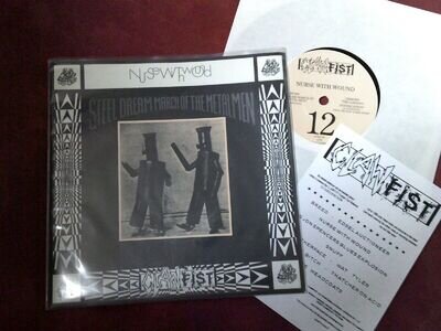 NURSE WITH WOUND Steel dream march 7" + insert NEW WAVE Industrial EX