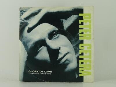 PETER CETERA GLORY OF LOVE (THEME FROM KARATE KID II) (32) 2 Track 7" Single Pic