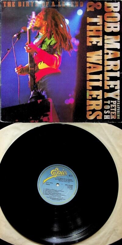 BOB MARLEY & WAILERS FT. PETER TOSH The Birth Of A Legend LP (Best of/Early) G+