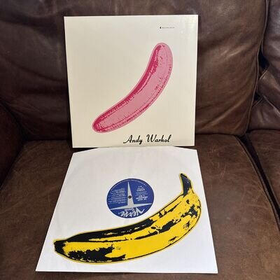 THE VELVET UNDERGROUND & NICO with PEEL-ABLE PINK BANANA VERVE REISSUE VINYL LP