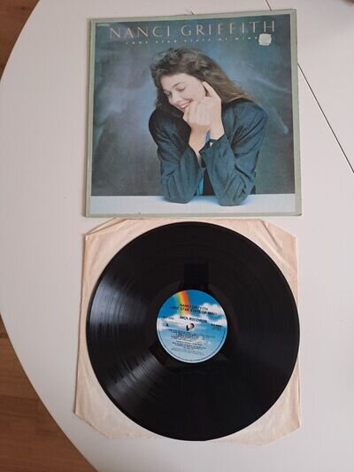 Nanci Griffith - Lone Star Of Mind Vinyl LP 1987