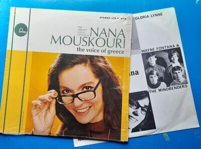 NANA MOUSKOURI The voice of Greece, USA Stereo LP Fontana .Orig.Inner sleeve