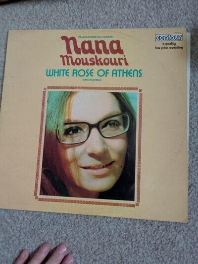 Nana Mouskouri White Rose Of Athens 12" LP Contour 6870 571