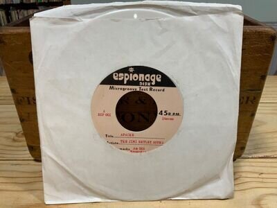 Jimi Entley Sound - Apache 7” ESP 001 Rare Portishead linked single White vinyl