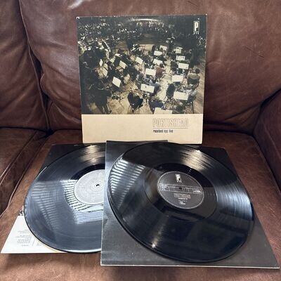 PORTISHEAD ROSELAND NYC LIVE ORIGINAL with INNERS & RARE POSTER 2 X VINYL LPS EX