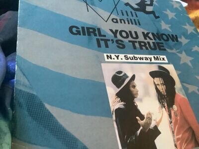 Milli Vanilli Girl You Know It's True 12" EP (1988) vgc