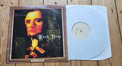 Test Dept Pax Brtiannica LP Test Press + Proof Sleeve Industrial