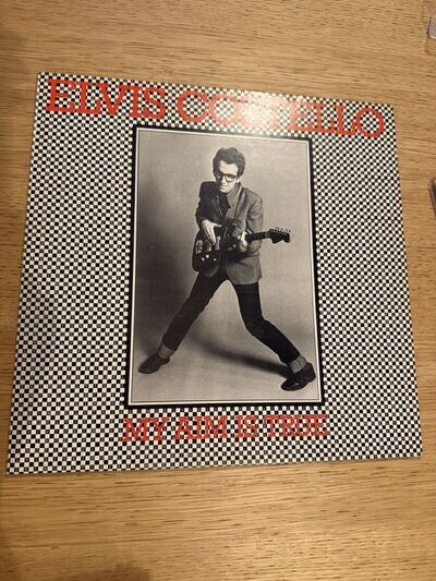 Elvis Costello - My Aim Is True Yellow Back / Black And White Cover 12” Vinyl