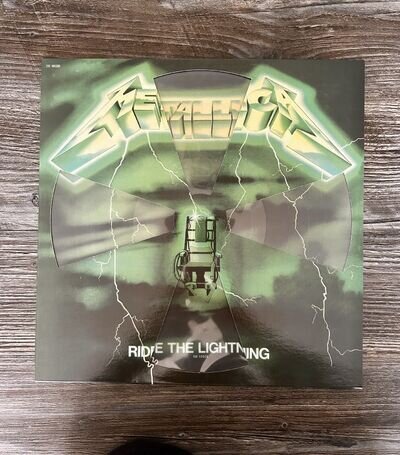 Metallica - Ride The Lightning Picture Disc - Die Cut Sleeve - Green