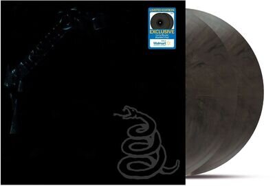 METALLICA BLACK ALBUM SOME BLACKER CLEAR MARBLE WALMART USA EXCLUSIVE 2LP SEALED