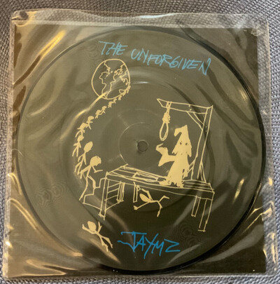 METALLICA - THE UNFORGIVEN rare UK 1991 LIMITED PICTURE DISC / HEAVY METAL MINT-