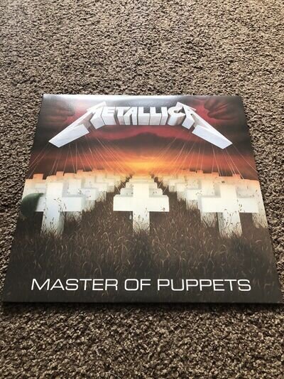 Metallica - Master of Puppets Lp. Vinyl remaster / reissue. Blackened Label 2022