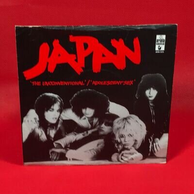 JAPAN The Unconventional 1978 UK 7" vinyl single original David Sylvian 45