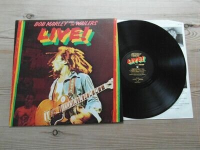 BOB MARLEY & THE WAILERS LIVE! AT THE LYCEUM-1st UK PRESS-NM-EX VINYL LP 1975