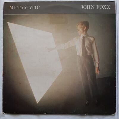 JOHN FOXX - METAMATIC - LP 1980 UK 1ST - METAL BEAT - V2146