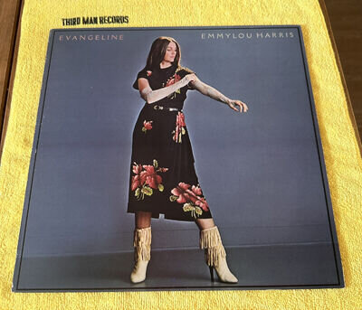 Emmylou Harris Evangeline Vinyl LP Record K56880 + Lyric Inner A1/B1