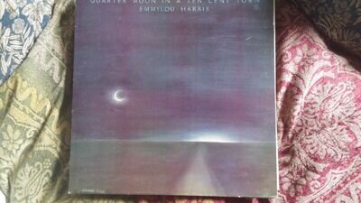 Emmylou Harris,"Quarter Moon in a Ten Cent Town" vinyl LP