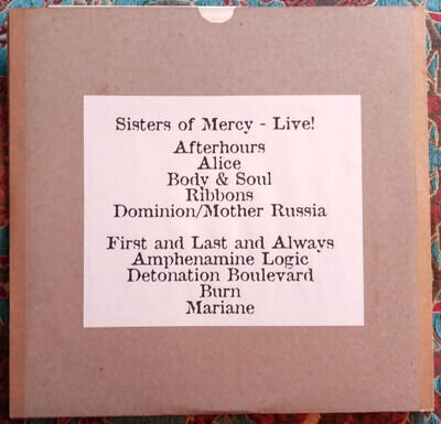 The Sisters of Mercy - Live LP