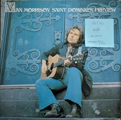 Van Morrison Saint Dominic's Preview Vinyl Record VG/VG K46172 1972