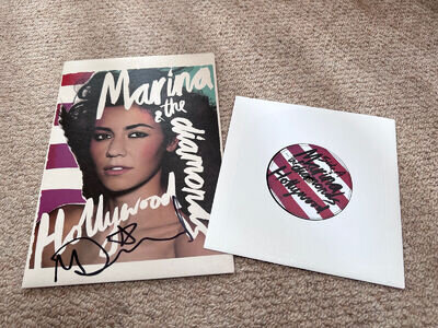 Marina & The Diamonds - Hollywood - VERY RARE SIGNED LTD 7” Single 2010 679L170X