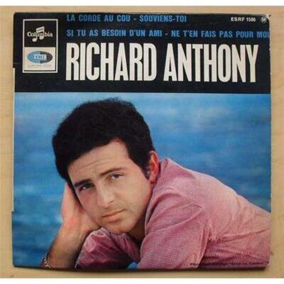 RICHARD ANTHONY LA CORDE AU COU EP GREEN LABEL FRENCH