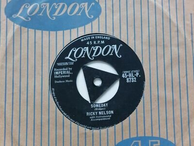 RICKY NELSON 'SOMEDAY' 7" LONDON (1958) EX COND