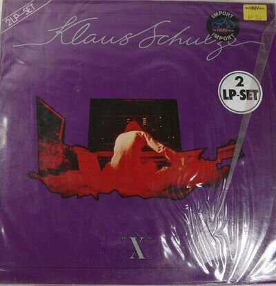 Klaus Schulze - 'X' - 2x 12" Vinyl LP Brain 0080.023