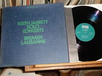 1973 Keith Jarrett Solo Concerts: Bremen/Lausanne 3 Lp Box German ECM Records NM