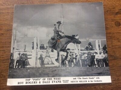 Roy Rogers Dale Evans Hardy Record Co Western Film - Song Wagon 45 rpm Single