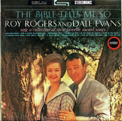 (41) Roy Rogers And Dale Evans - The Bible Tells Me So LP