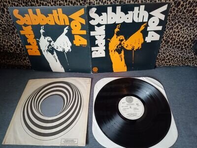 Black Sabbath Vinyl LP Vol 4 2972 Vertigo Swirl