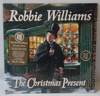 ROBBIE WILLIAMS The Christmas Present 2x 12" Vinyl LP 2019 European Pressing C05