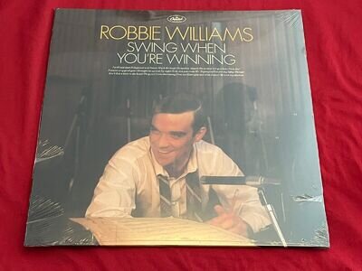 ROBBIE WILLIAMS Swing When You're Winning SEALED 2013 BLACK Vinyl LP RARE