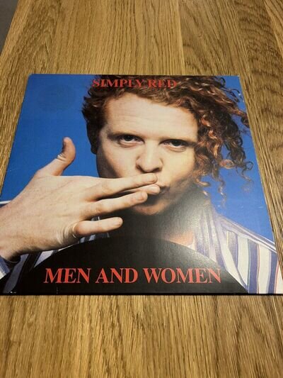 Simply Red Men And Women 12" VINY LP VG+/VG+