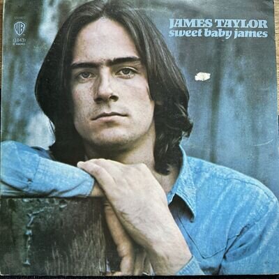 James Taylor Sweet Baby James 12" LP (1972) Warner Bros. K 46043 - EX