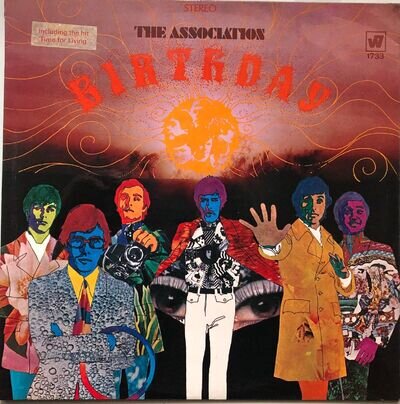 THE ASSOCIATION BIRTHDAY 1968 UK WARNER VINYL LP WS 1733 PSYCHE EX / EX