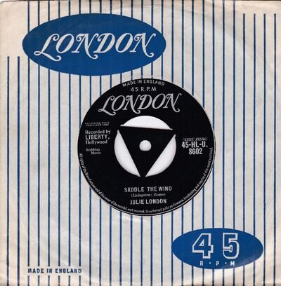 Julie London Saddle The Wind London Tri HL-U.8602 1958 Pop