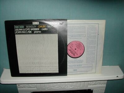 DSLO 18 Fricker,Berkley,McCabe,Dolby LP 1977 Julian Lloyd Webber cello