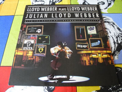 JULIAN LLOYD WEBBER PLAYS LLOYD WEBBER ORIGINAL 1990 PHILIPS POLYGRAM VINYL LP