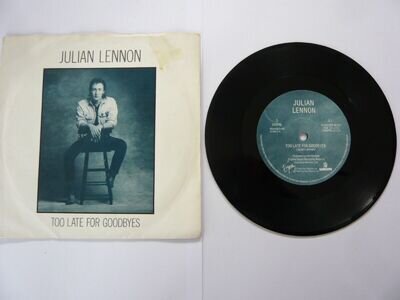 7" Vinyl Single Julian Lennon - Too Late For Goodbyes 1984